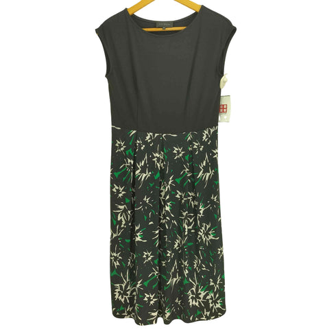 タルボット TALBOTS ノースリーブ 切替タック ワンピース レディース import:M
