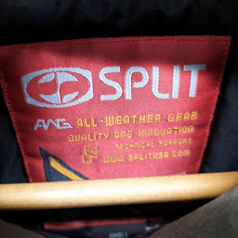 SPLIT デザイン中綿ベスト メンズ import:S