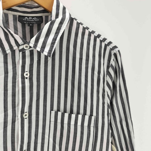 アーペーセー A.P.C. L/S ストライプシャツ メンズ import:S