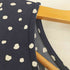 タルボット TALBOTS 七分袖 ボートネック ドット ロングワンピース レディース import:S
