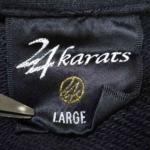 トゥエンティーフォーカラッツ 24karats バックロゴプリント スウェットセットアップ メンズ L