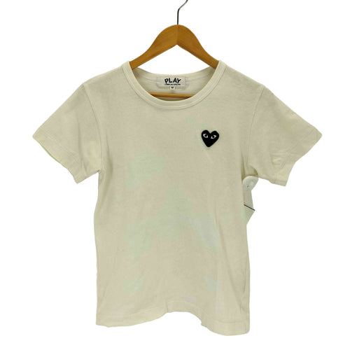 プレイコムデギャルソン PLAY COMME des GARCONS AD2022/3 ブラックハートワッペンTシャツ レディース JPN:M