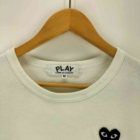 プレイコムデギャルソン PLAY COMME des GARCONS AD2022/3 ブラックハートワッペンTシャツ レディース JPN:M