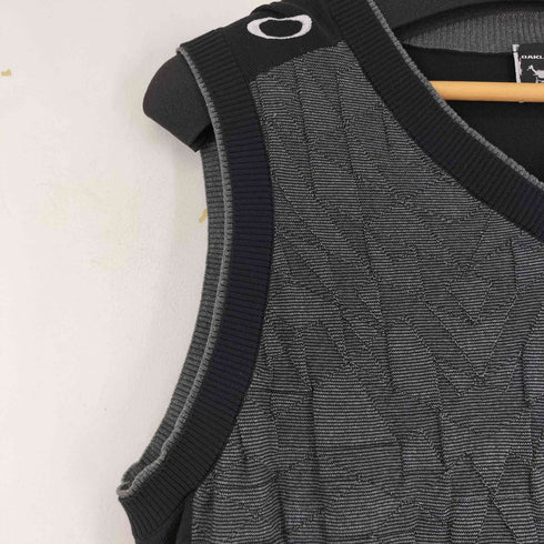 オークリー OAKLEY Vネック ニットベスト メンズ import:L