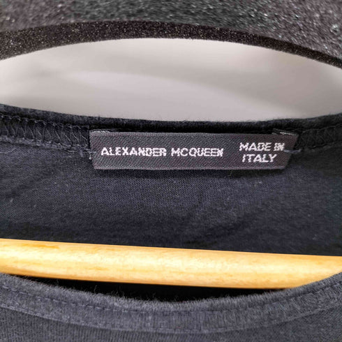 アレキサンダーマックイーン Alexander McQueen 90s S/S 刺繍ロゴ Tシャツ レディース