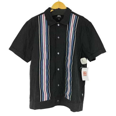 ステューシー Stussy Striped Knit Panel Shirt メンズ import:M