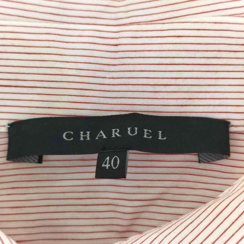 CHARUEL レーヨン混ストライプシャツ レディース 40