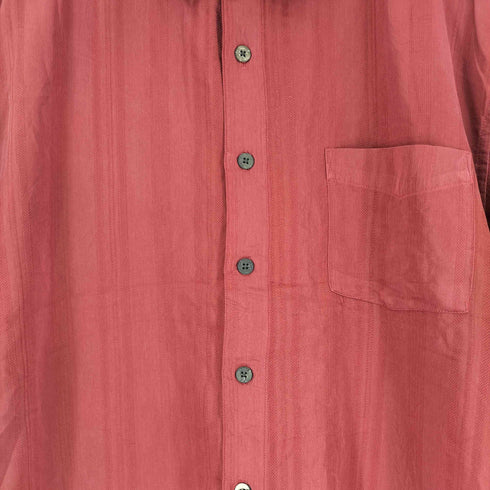 Milano Bay ストライプ S/S シャツ メンズ JPN:L