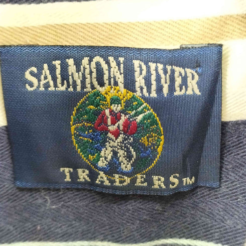 SALMON RIVER ストライプ S/S シャツ メンズ