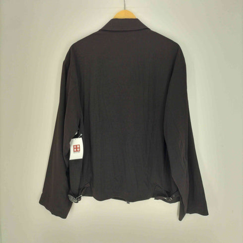 ヨウジヤマモトプールオム Yohji Yamamoto POUR HOMME 25SS トリアセテート タキシード 花柄 プリント ジップアップ ジャケット ブルゾン メンズ JPN:2
