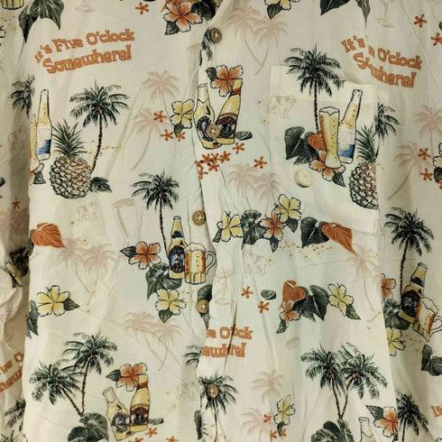 ビッグドックス BIG DOGS 総柄 S/S レーヨンシャツ メンズ JPN:XL