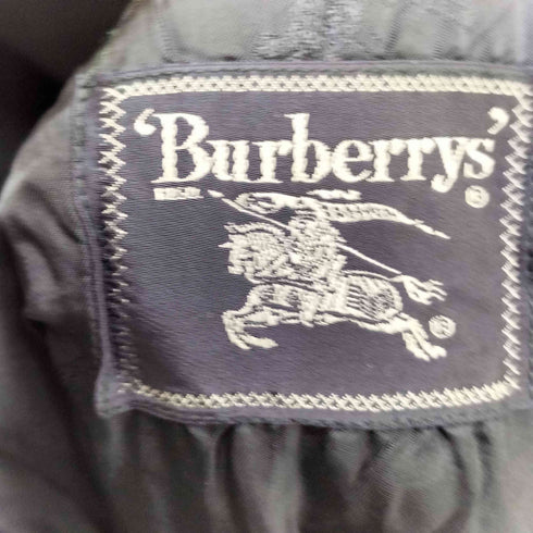バーバリーズ BURBERRYS 80-90S ウール ダブルブレスト テーラード ジャケット 紺ブレザー SUPER100'S メンズ
