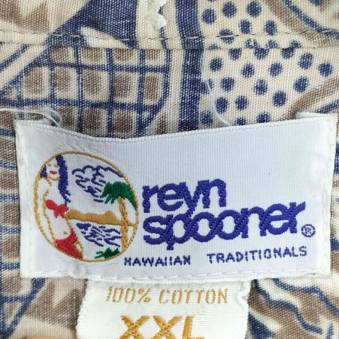 レインスプーナー Reyn Spooner 90S 総柄 S/S シャツ メンズ JPN:XL