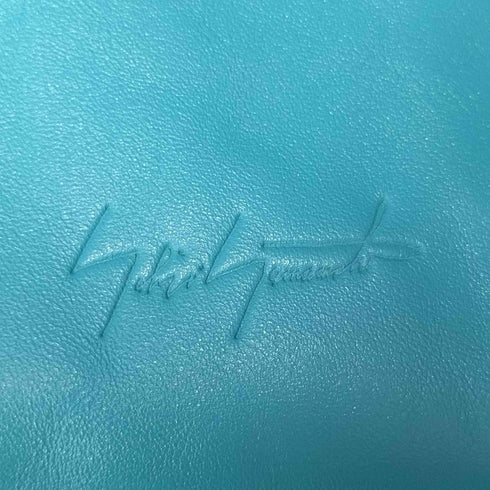ディスコードヨウジヤマモト discord Yohji Yamamoto 23AW Tetra Turq テトラポット ターコイズ カウレザー ショルダー バッグ メンズ