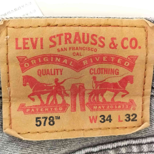 リーバイス Levis 578 BAGGY DENIM JEANS バギー ワイド デニム パンツ メンズ L34 L32