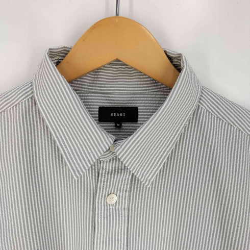 ビームス BEAMS サッカー ミニレギュラーシャツ メンズ JPN:M