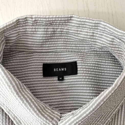 ビームス BEAMS サッカー ミニレギュラーシャツ メンズ JPN:M