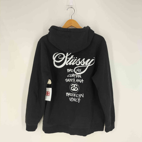 ステューシー Stussy World Tour Hoodie ワールドツアー プルオーバーパーカー メンズ import:M