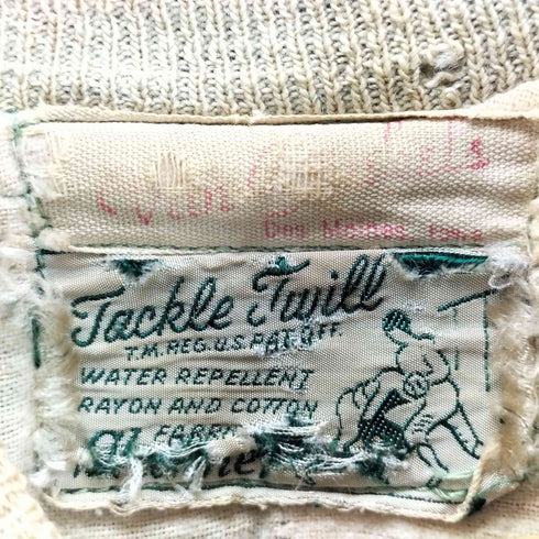 40~50s Skinner's Tackle Twill ワッペンスタジャン メンズ