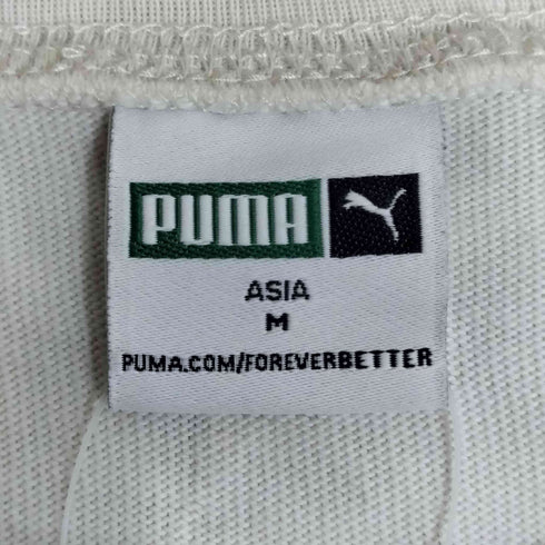 プーマ PUMA プリント クロップド クルーネック Tシャツ レディース JPN:M