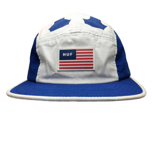 ハフ HUF USA製 Sport Volley 5 Panel Cap 星条旗 ラバーパッチ 5パネル ジェット キャップ メンズ