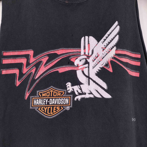 ハーレーダビッドソン HARLEY-DAVIDSON 00s メキシコ製 両面プリントTシャツ メンズ import:M