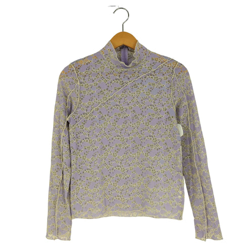 ミューラル MURRAL stretch lace top ストレッチ フラワー レーストップス レディース 36