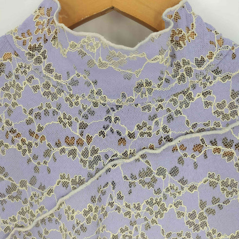 ミューラル MURRAL stretch lace top ストレッチ フラワー レーストップス レディース 36