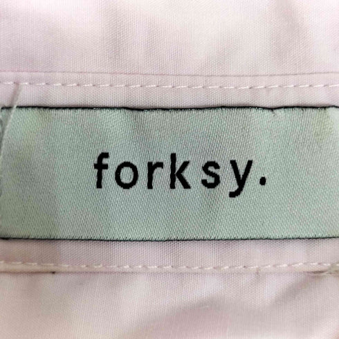 フォルクシー forksy. レギュラーカラービッグシャツ レディース FREE