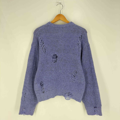 エックスガール X-girl DISTRESSED KNIT TOP クラッシュ デザイン ニット レディース ONE SIZE