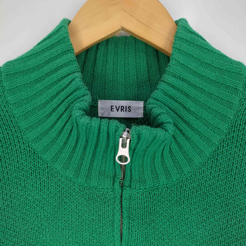 エヴリス EVRIS SUNNYハーフジップニットトップス レディース FREE