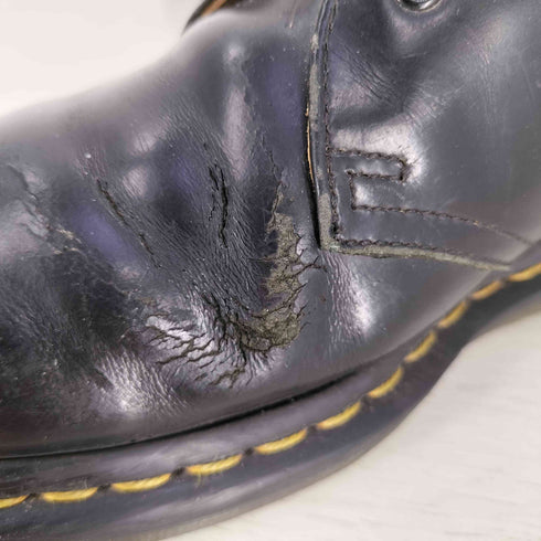 ドクターマーチン Dr.Martens 3ホール BLACK SMOOTH GIBSON SHOES ブラック スムース ギブソン シューズ メンズ UK:7