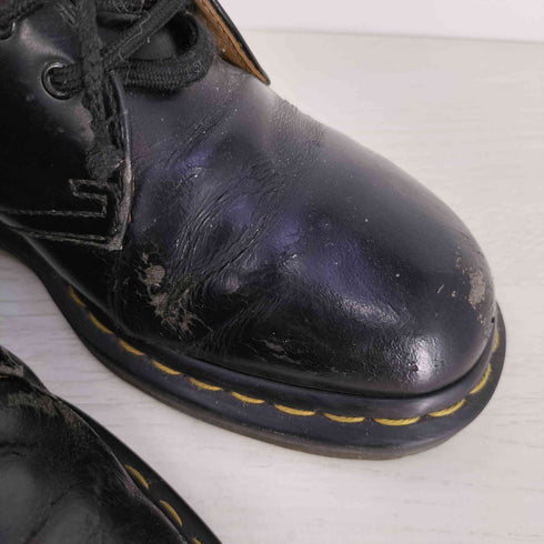 ドクターマーチン Dr.Martens 3ホール BLACK SMOOTH GIBSON SHOES ブラック スムース ギブソン シューズ メンズ UK:7