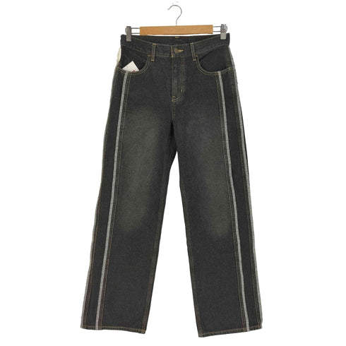 エックスガール X-girl SIDE STRIPE DENIM PANTS サイド ストライプ デニムパンツ レディース M