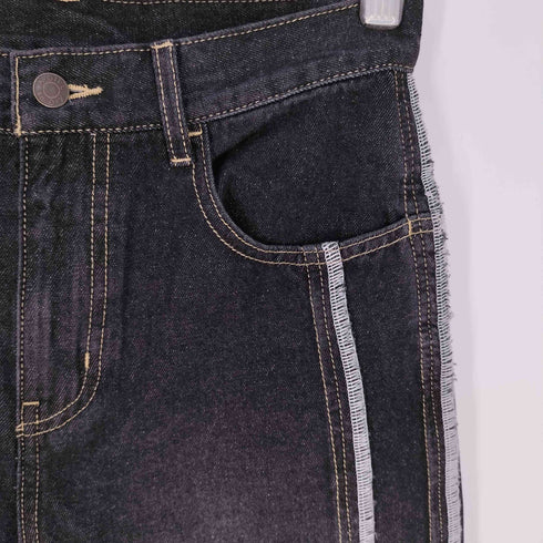 エックスガール X-girl SIDE STRIPE DENIM PANTS サイド ストライプ デニムパンツ レディース M