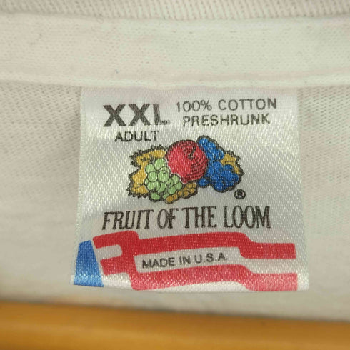フルーツオブザルーム FRUIT OF THE LOOM 90S ナッツ 四十八手 S/S Tシャツ メンズ JPN:XXL