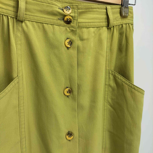 patrice breal フランス製 フロントボタン フレアSKIRT レディース FR:38-40