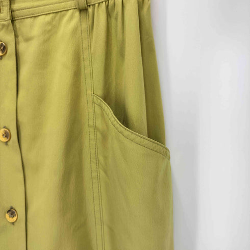 patrice breal フランス製 フロントボタン フレアSKIRT レディース FR:38-40