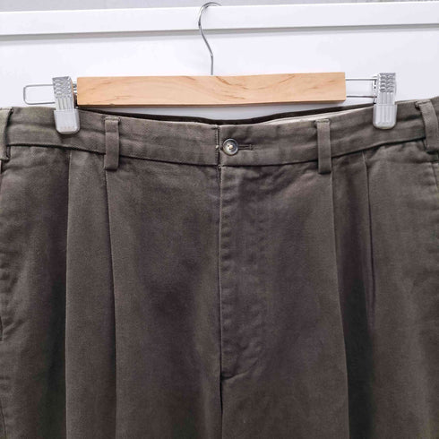 ブルックスブラザーズ BROOKS BROTHERS 2タック ワイド ストレートパンツ メンズ US:34-35