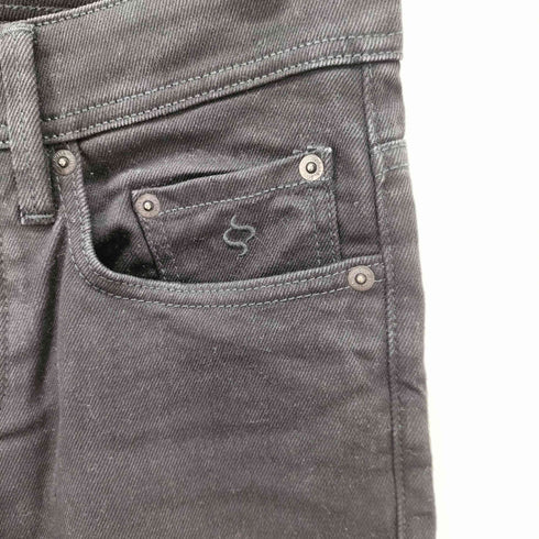 シビリア SIVIGLIA テーパード ブラックデニムパンツ メンズ US:28-29