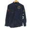 ナパピリ NAPAPIJRI 国旗 ロゴワッペン フラップポケット B.D L/S シャツ メンズ import:M