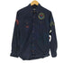 ナパピリ NAPAPIJRI 国旗 ロゴワッペン フラップポケット B.D L/S シャツ メンズ import:M