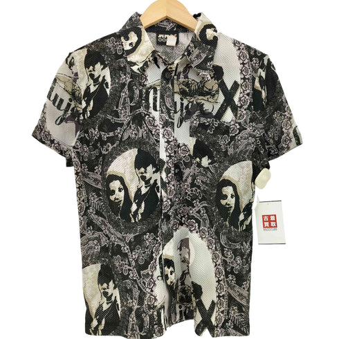 ジページェバイジャンポールゴルチエ JPG by GAULTIER コラージュプリントポリメッシュシャツ メンズ JPN:48