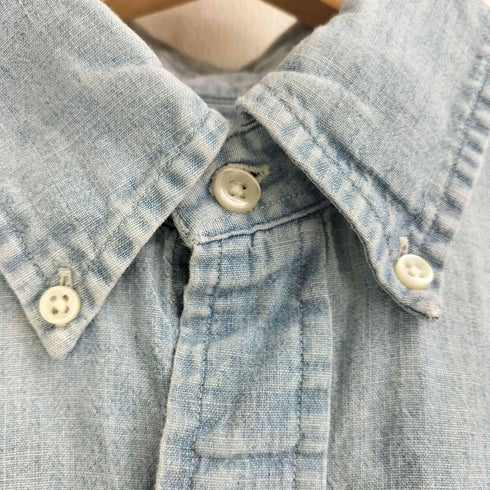 ラルフローレン RALPH LAUREN ポニー刺繍 ボタンダウン デニムシャツ メンズ import:M