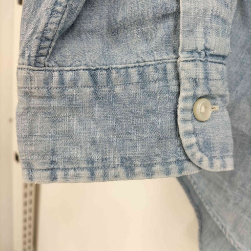 ラルフローレン RALPH LAUREN ポニー刺繍 ボタンダウン デニムシャツ メンズ import:M