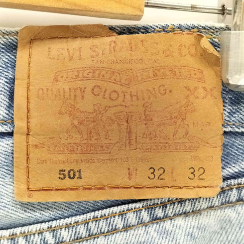 リーバイス Levis 90s メキシコ製 501 ブタンフライデニム メンズ W32L32