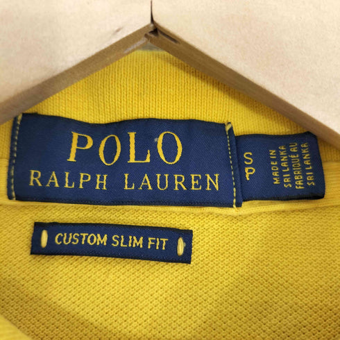 ポロラルフローレン POLO RALPH LAUREN CUSTOM SLIM FIT ポニー刺繍 半袖 ポロシャツ メンズ SP
