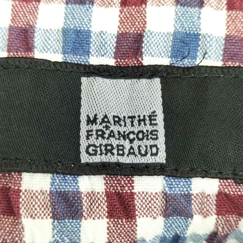 マリテフランソワジルボー MARITHE FRANCOIS GIRBAUD シアサッカー スナップボタン ギンガムチェック シャツ ボックスシルエット メンズ JPN:M