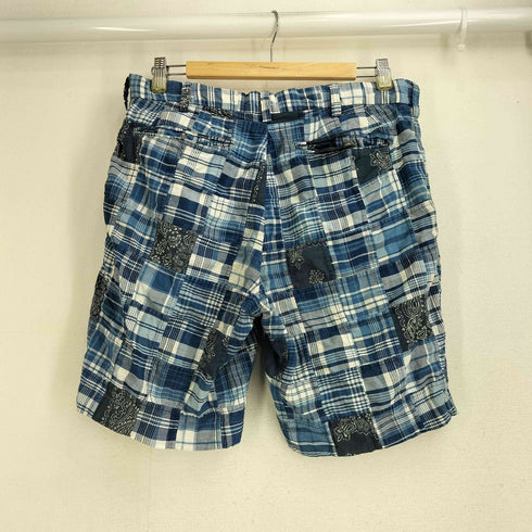 ラルフローレン RALPH LAUREN India Madras CLASSIC FIT 9 チェック バンダナ パッチワーク ハーフパンツ ショーツ メンズ