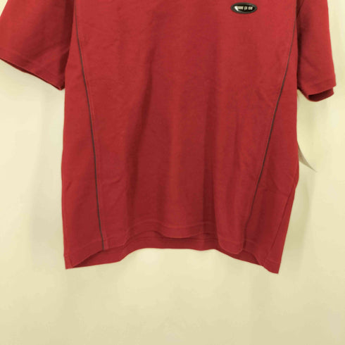 コムサイズム COMME CA ISM 00S パイピング デザイン オーバルロゴ スキッパー S/S Tシャツ Y2K メンズ JPN:M